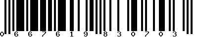 EAN-13 : 0667619830703