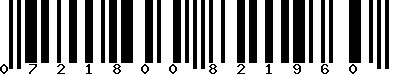 EAN-13 : 0721800821960