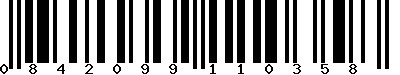 EAN-13 : 0842099110358