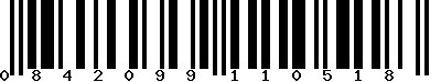 EAN-13 : 0842099110518