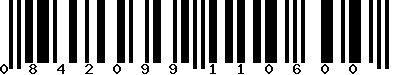 EAN-13 : 0842099110600