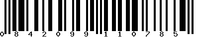EAN-13 : 0842099110785