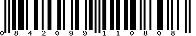 EAN-13 : 0842099110808