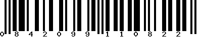 EAN-13 : 0842099110822