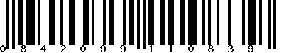 EAN-13 : 0842099110839