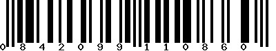 EAN-13 : 0842099110860