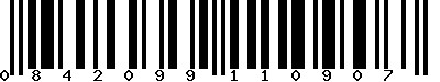 EAN-13 : 0842099110907