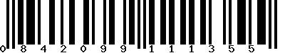 EAN-13 : 0842099111355