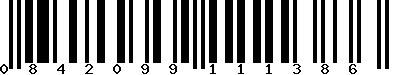 EAN-13 : 0842099111386