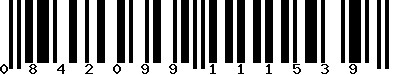 EAN-13 : 0842099111539
