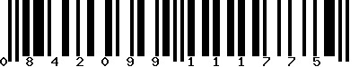 EAN-13 : 0842099111775