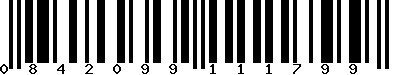 EAN-13 : 0842099111799