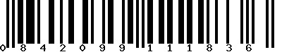 EAN-13 : 0842099111836