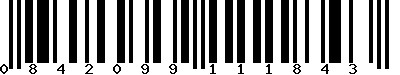 EAN-13 : 0842099111843