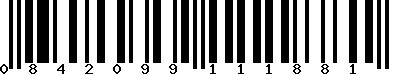 EAN-13 : 0842099111881