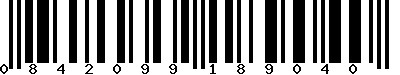 EAN-13 : 0842099189040