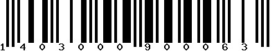 EAN-13 : 1403000900063