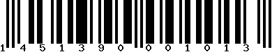 EAN-13 : 1451390001013