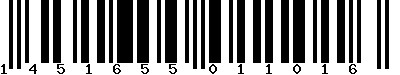 EAN-13 : 1451655011016