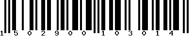 EAN-13 : 1502900103014