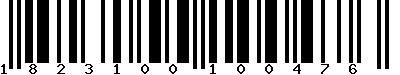 EAN-13 : 1823100100476