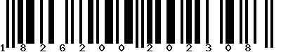 EAN-13 : 1826200202308