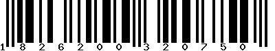 EAN-13 : 1826200320750