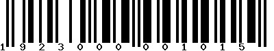 EAN-13 : 1923000001015