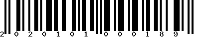 EAN-13 : 2020101000189