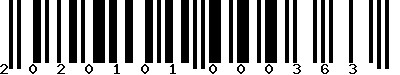 EAN-13 : 2020101000363