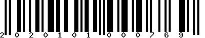 EAN-13 : 2020101000769
