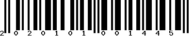 EAN-13 : 2020101001445
