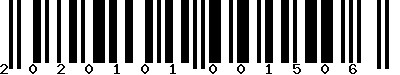 EAN-13 : 2020101001506