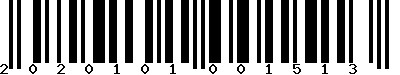 EAN-13 : 2020101001513