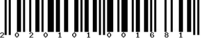 EAN-13 : 2020101001681