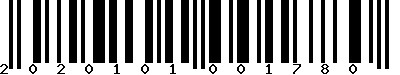 EAN-13 : 2020101001780