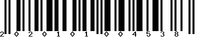 EAN-13 : 2020101004538