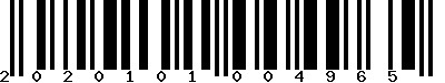 EAN-13 : 2020101004965