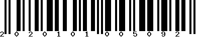 EAN-13 : 2020101005092