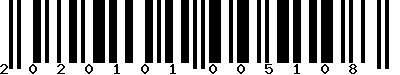 EAN-13 : 2020101005108