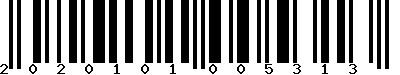 EAN-13 : 2020101005313