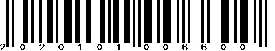 EAN-13 : 2020101006600