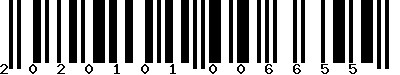 EAN-13 : 2020101006655