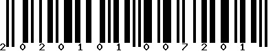 EAN-13 : 2020101007201