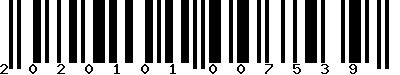 EAN-13 : 2020101007539