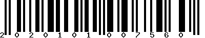 EAN-13 : 2020101007560