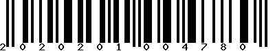 EAN-13 : 2020201004780