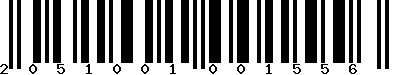 EAN-13 : 2051001001556