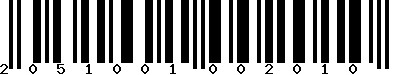 EAN-13 : 2051001002010