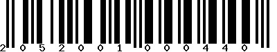EAN-13 : 2052001000440